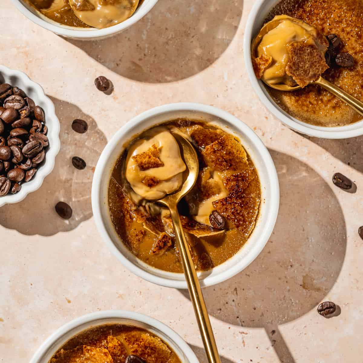 Creamy Coffee Creme Brûlée - Butter & Thyme